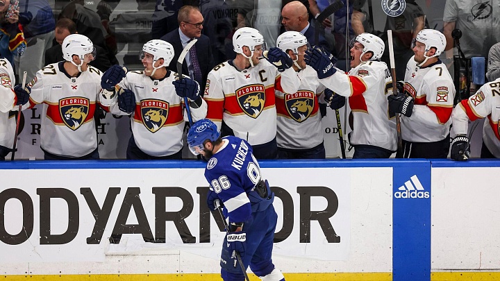 Хоккеисты "Флориды" и "Тампы" суммарно получили 136 штрафных минут